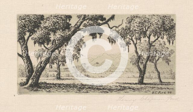 California Landscape, 1888. Creator: Henry Chapman Ford.