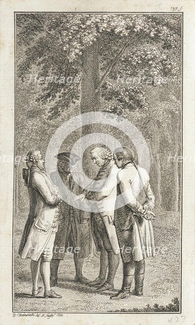 Title page to Eberhard's 'Amyntor, a Story in Correspondence', 1782. Creator: Daniel Nikolaus Chodowiecki.