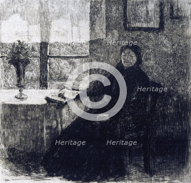 'Grandmother', 1909. Artist: Alexandre Lunois