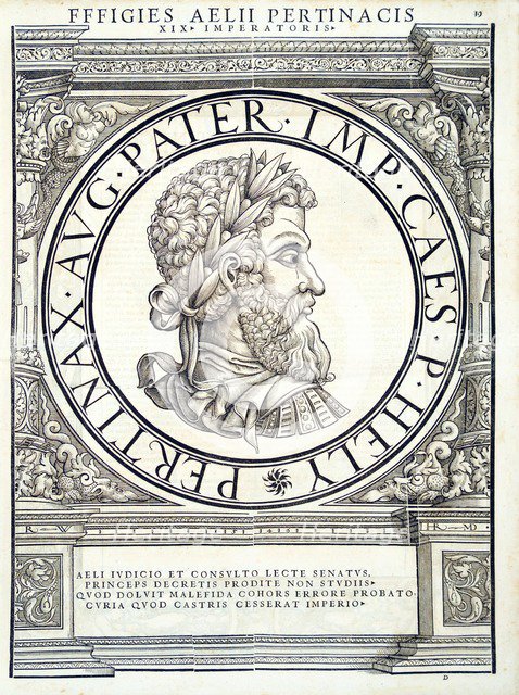 Aelius Pertinax (126 - 193 AD), 1559.