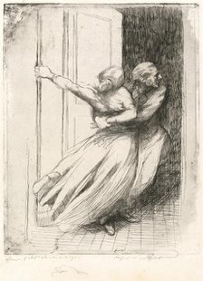 The Rape (Le Viol), c. 1886. Creator: Paul Albert Besnard.