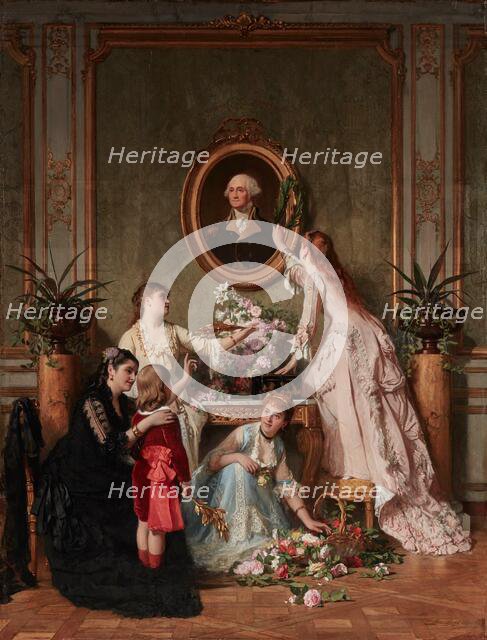 Washington's Birthday, 1878. Creator: Charles Baugniet.