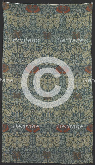 Tulip and Rose, England, 1876 (produced 1876/1940). Creator: William Morris.