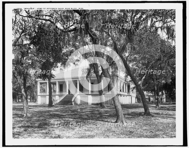 Beauvoir, home of Jefferson Davis, near Biloxi, Miss., c1901. Creator: Unknown.