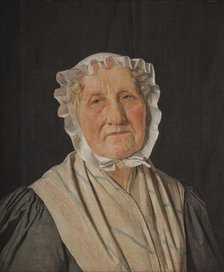 Portrait of Inger Margrethe Hoyen, née Schroder, the Mother of the Art Historian N.L. Hoyen, 1832. Creator: Christen Købke.