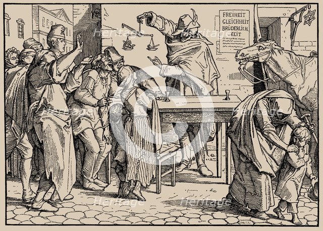 Also a Dance of Death, Sheet III, 1849.