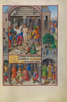 The Flagellation; Spinola Hours, about 1510-1520. Creator: Master of James IV of Scotland.