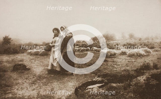 Carolling, 1887, printed January 1890. Creator: Henry Peach Robinson.