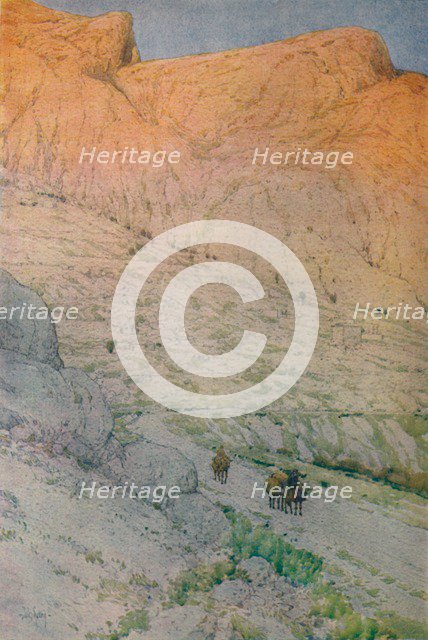 'The Site of Ancient Delphi', 1913. Artist: Jules Guerin.