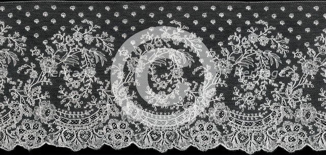 Border, Mechlin, 1850s. Creator: Unknown.