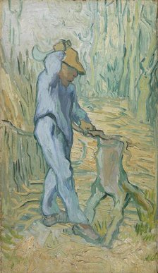 The Woodcutter (after Millet) , 1890. Creator: Gogh, Vincent, van (1853-1890).