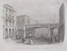 Holborn Viaduct, London, c1870. Artist: Anon