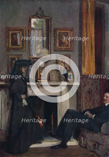 The Grey Drawing Room, Tangiers, 1911, (1914). Artist: Sir John Lavery