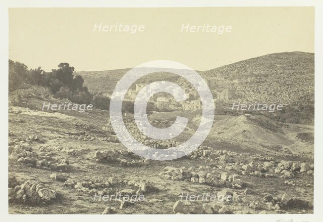 View at Hebron, 1857. Creator: Francis Frith.