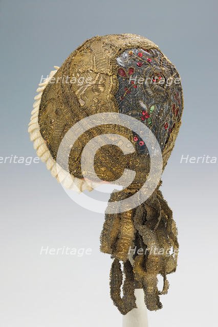 Cap, German, early 19th century. Creator: Unknown.