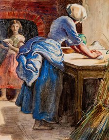 Parable-The Leaven, c1860. Creator: John Everett Millais.
