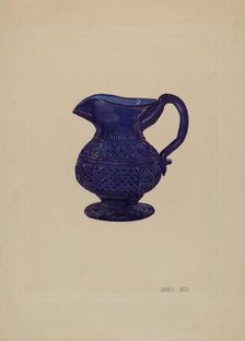 Cream Pitcher, 1935/1942. Creator: Janet Riza.