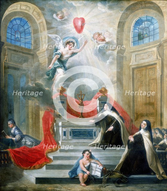 Chapel of the Carmelites, Paris, 1783. Artist: Unknown