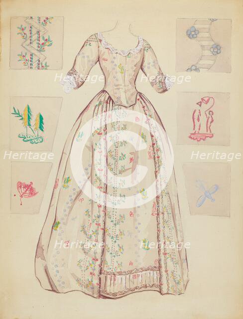 Gown, c. 1936. Creator: Dorothy Gernon.