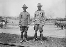 Camp Meade #2 - General Kuhn And Lt. Col. Ross, 1917. Creator: Harris & Ewing.