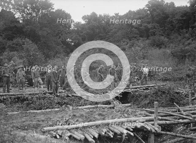American University Training Camp, 1917. Creator: Harris & Ewing.