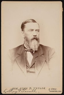 Portrait of Ezra Booth Taylor (1823-1912), Before 1896. Creator: Le Roy & Terrill.