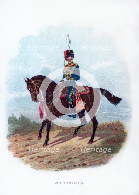 '7th Hussars', 1889. Artist: Unknown