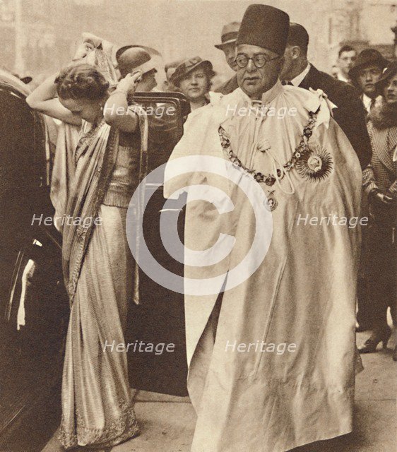 'H.H. The Prince Aga Khan and the Begum Aga Khan', May 12 1937. Artist: Unknown.