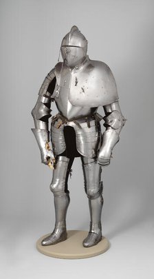 Jousting armour (Rennzeug) and Matching Half-Shaffron, German, ca. 1580-90. Creator: Unknown.