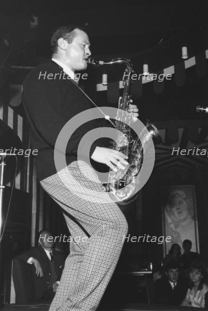 Stan Getz, Marquee Club, London, c1963. Creator: Brian Foskett.