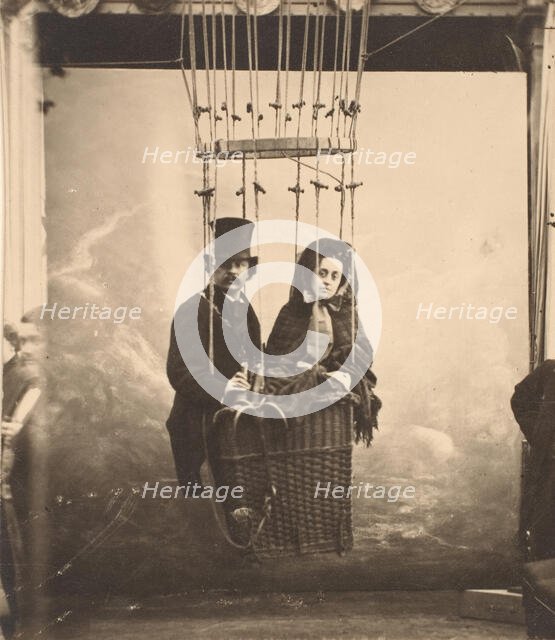[Nadar with His Wife, Ernestine, in a Balloon], ca. 1865, printed 1890s. Creator: Nadar.