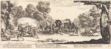 Attack on a Coach, c. 1633. Creator: Jacques Callot.