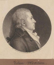 John Morton, 1796-1797. Creator: Charles Balthazar Julien Févret de Saint-Mémin.