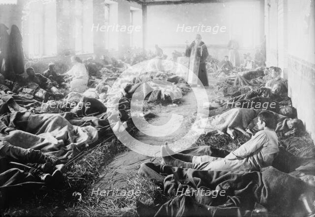 Russian Service in Suwalki Hospital, between 1914 and c1915. Creator: Bain News Service.