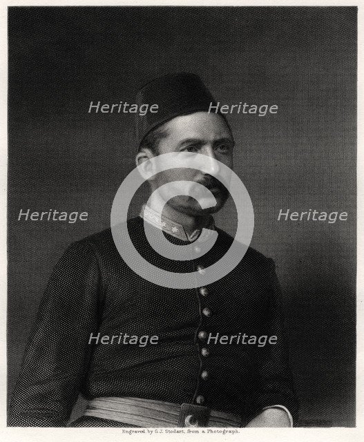 Suleiman Pasha, 19th century. Artist: George J Stodart