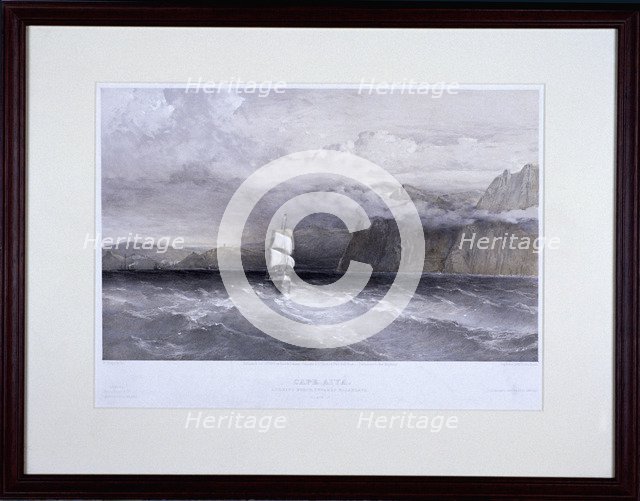 'Cape Aiya, Looking North Towards Balaklava', Crimea, Ukraine, 1855. Artist: Anon