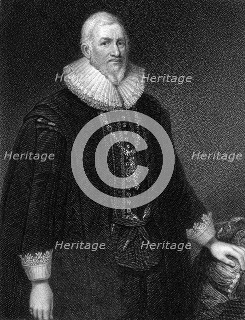 Sir Hugh Middleton (1560-1631), 1824.Artist: E Scriven