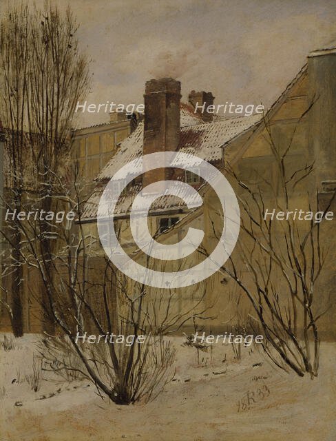 From Collin's Garden in Copenhagen, 1833. Creator: Jorgen Pedersen Roed.