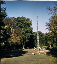 Totem Pole, Windsor Great Park, Runnymede, Surrey, 1959. Creator: Norman Barnard.