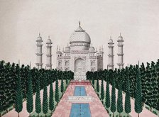 Agra: The Taj Mahal, (between 1800 and 1899?). Creator: Unknown.