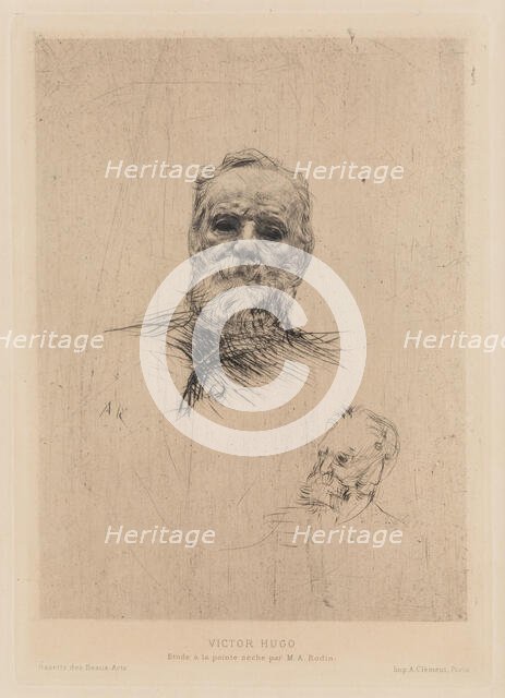 Victor Hugo, 1886. Creator: Rodin, Auguste (1840-1917).