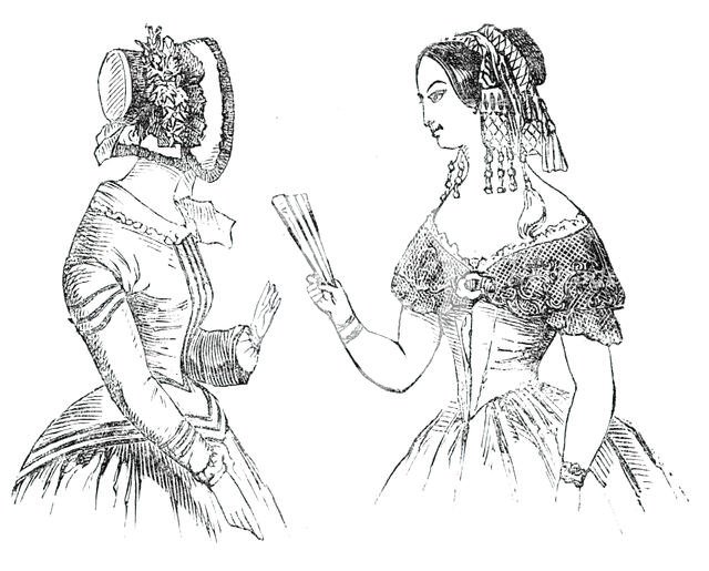 Fashions for the New Year, 1844. Creator: Unknown.