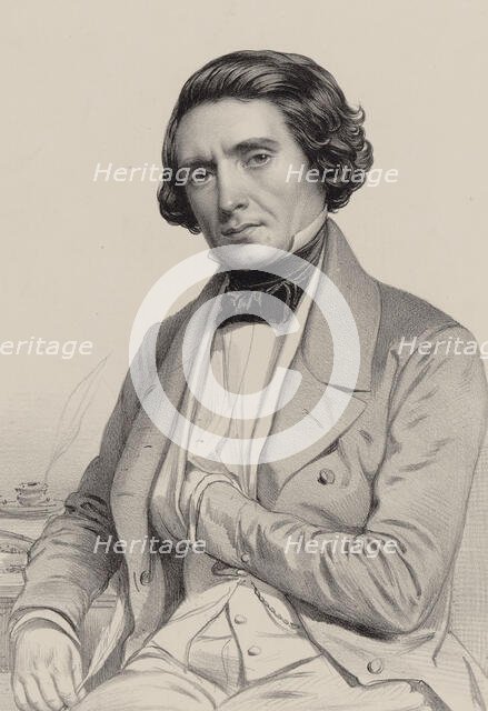 Portrait of the composer Hippolyte Raymond Colet (1808-1853). Creator: Alophe, Marie-Alexandre Menut (1812-1883).