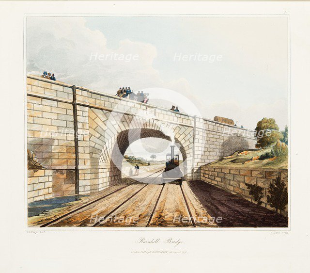 Rainhill Bridge, Chat Moss, near Liverpool, 1831. Artist: Thomas Talbot Bury.