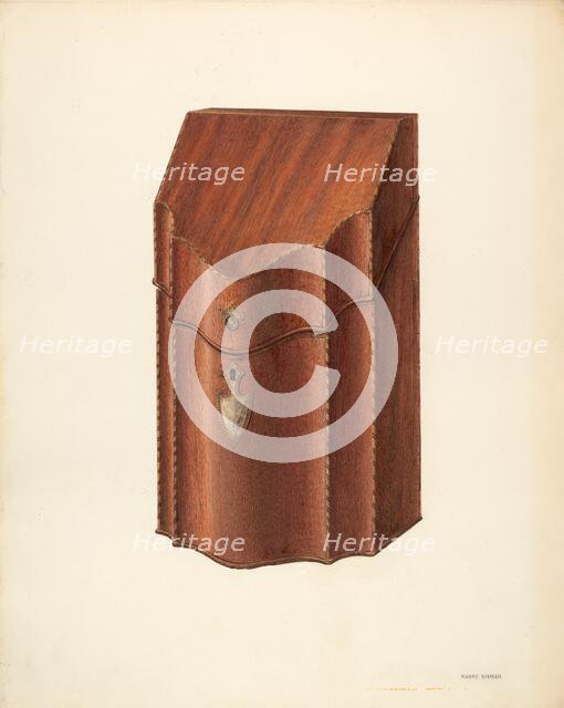 Knife Box, c. 1940. Creator: Harry Eisman.