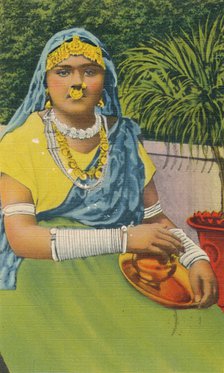 'East Indian Girl, Trinidad, B.W.I.', c1952. Creator: Unknown.