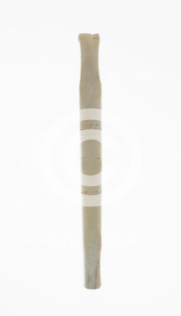 Handle-Shaped Jade, Shang period, 2nd millennium B.C. Creator: Unknown.