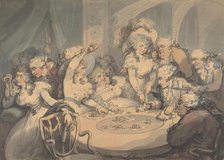 A Gaming Table at Devonshire House, 1791. Creator: Thomas Rowlandson.