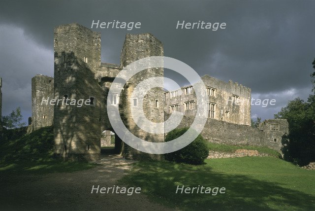 Berry Pomeroy Castle, Devon, 1995. Artist: J Bailey