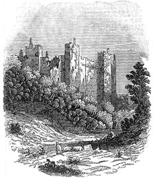 Framlingham Castle, 1845. Creator: Unknown.